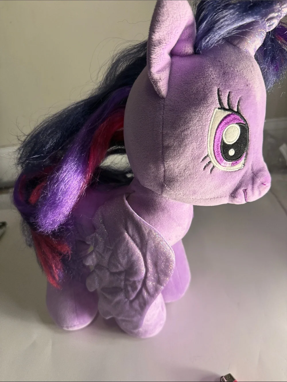 My Little Pony Purple Plush Pony with Blue and Pink Hair